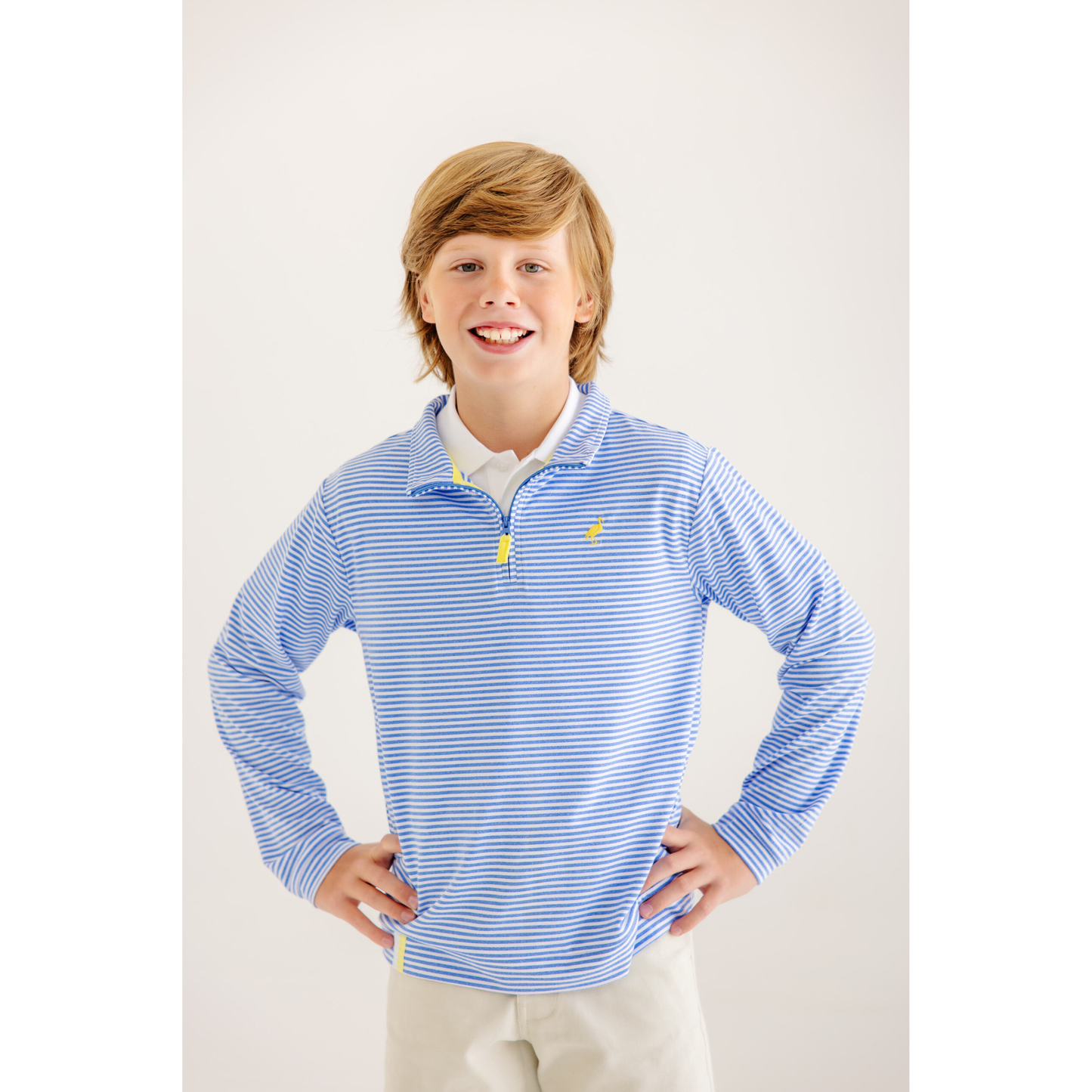 Prepletic hayword half zip - barbados blue
