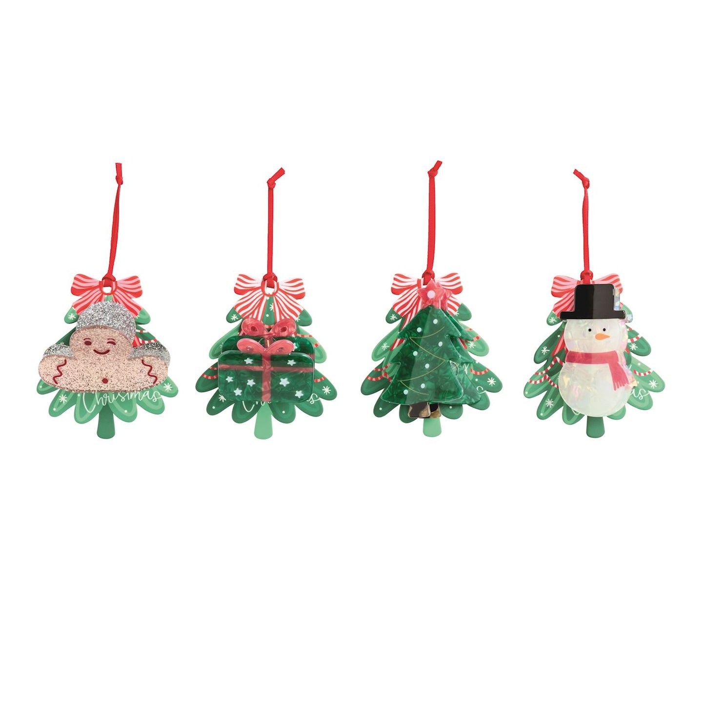 Holiday claw clips