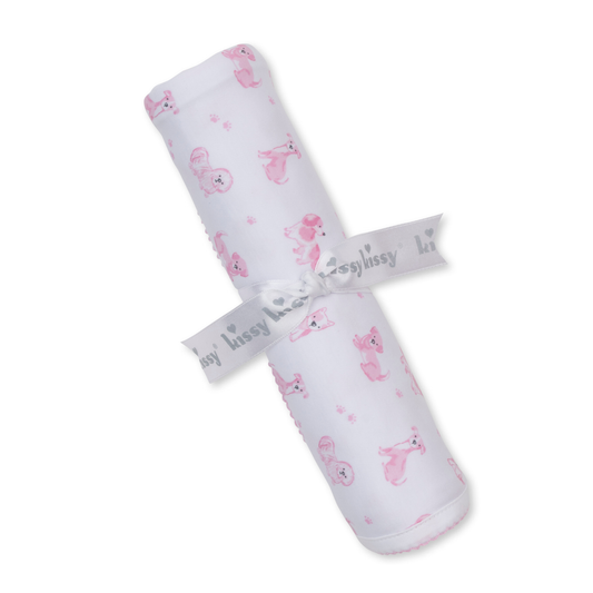 Puppy paws blanket - pink