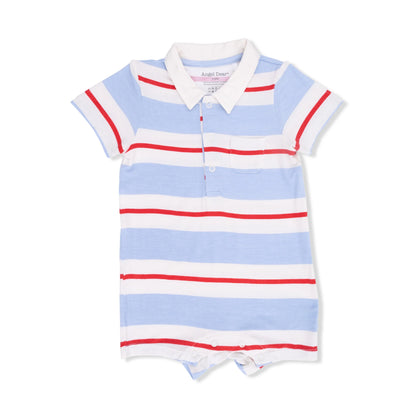 Preppy rugby polo shortie