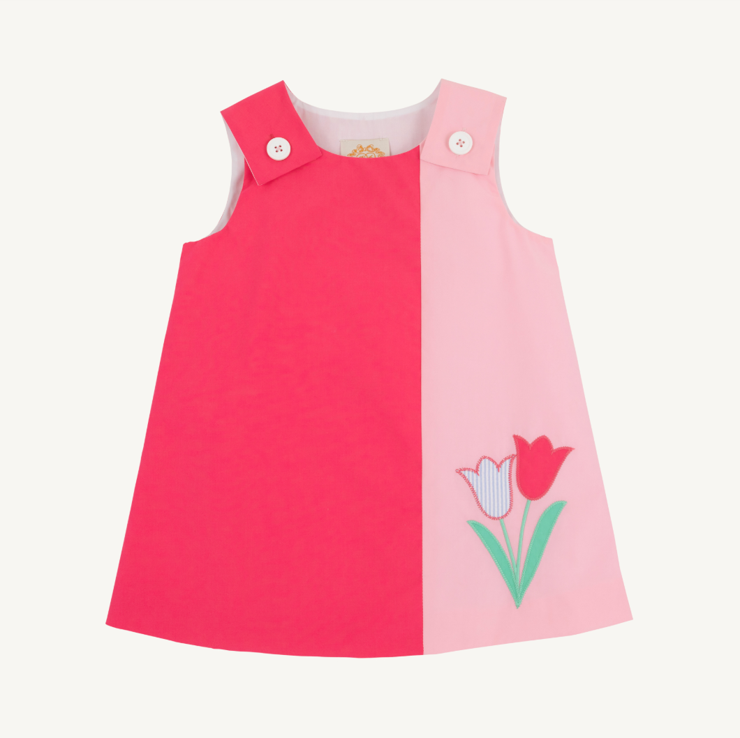 Caroline colorblock jumper - palm springs punch