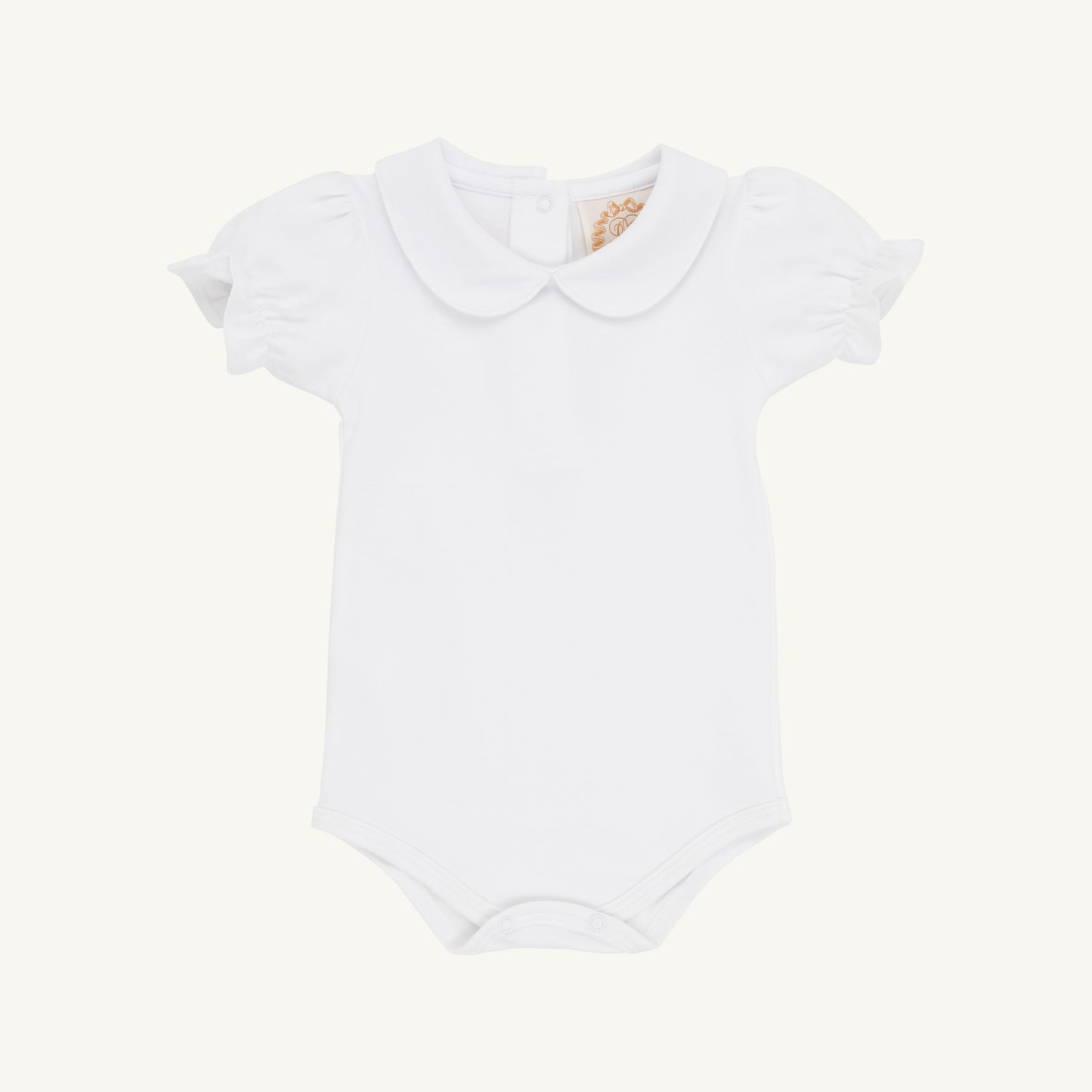 Maudes Peter Pan collar onesie - white