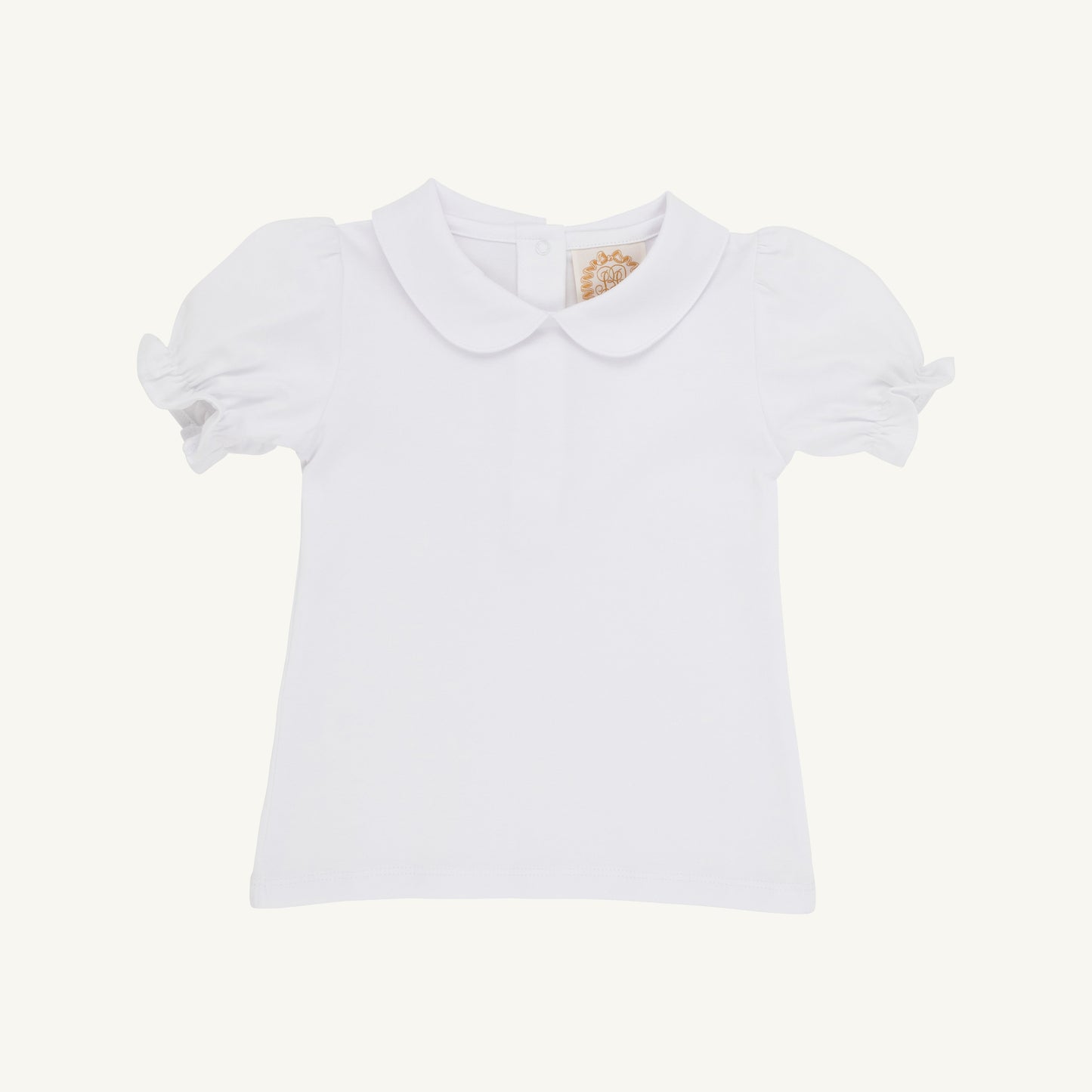 Maude's peter pan collar s/s shirt - white
