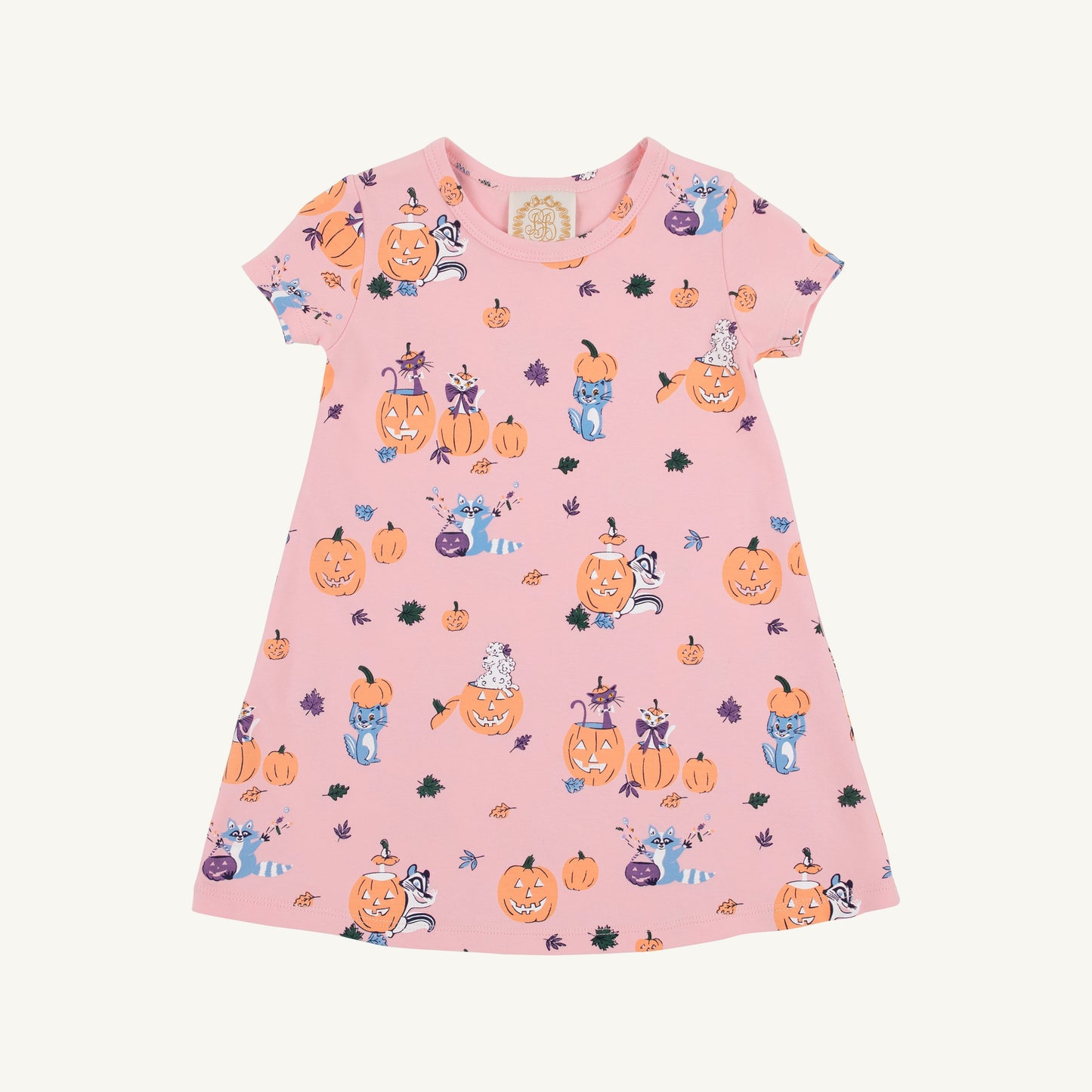 Polly Play Dress- Candy and Critters (Sandpearl Pink)