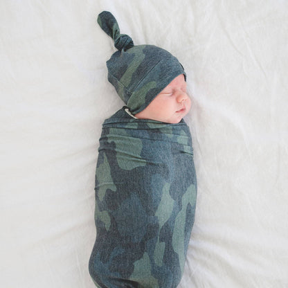 Top Knot Hat - Hunter