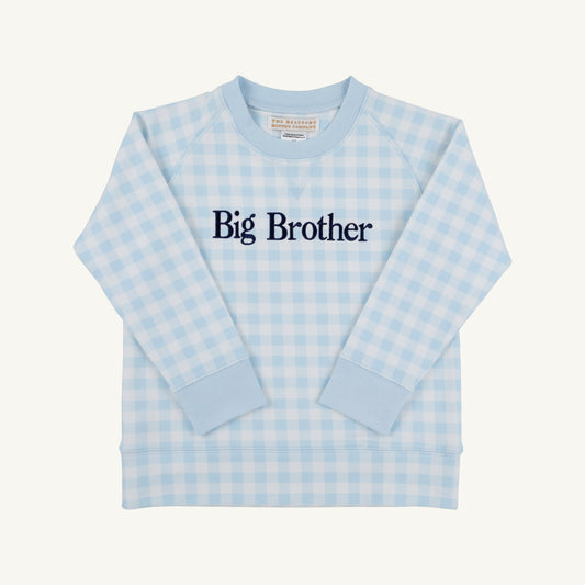 Cassidy Comfy Crewneck - buckhead blue/big brother