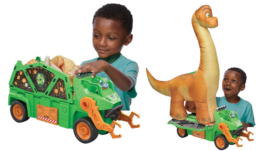 PAW Patrol: The Dino Movie Megasaurus Dino Vehicle with Inflatable Dinosaur