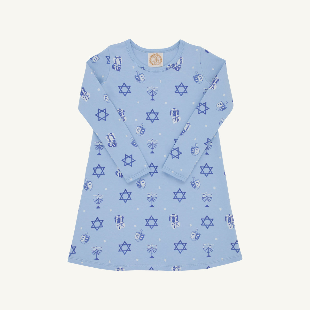 Long Sleeve Polly Play Dress Heavy Weight - Eight Nights to Remember