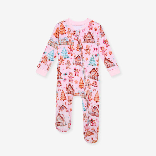 Ginger and Friends - Footies Ruffled Zippered One Piece