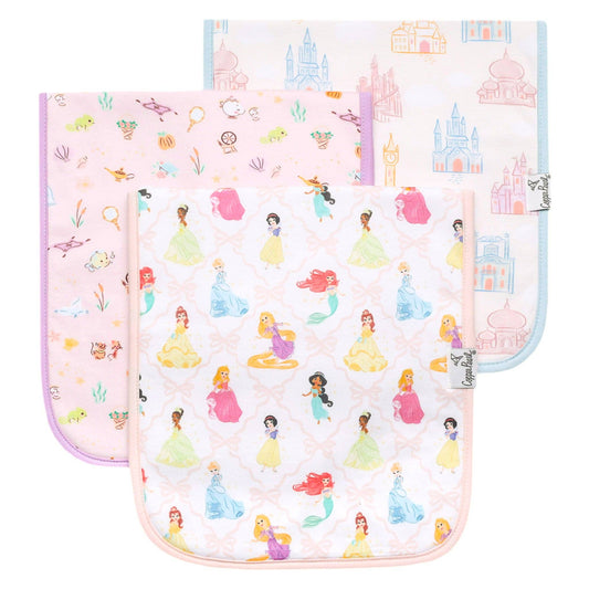 3 Pack Burp Cloths - Disney Princess