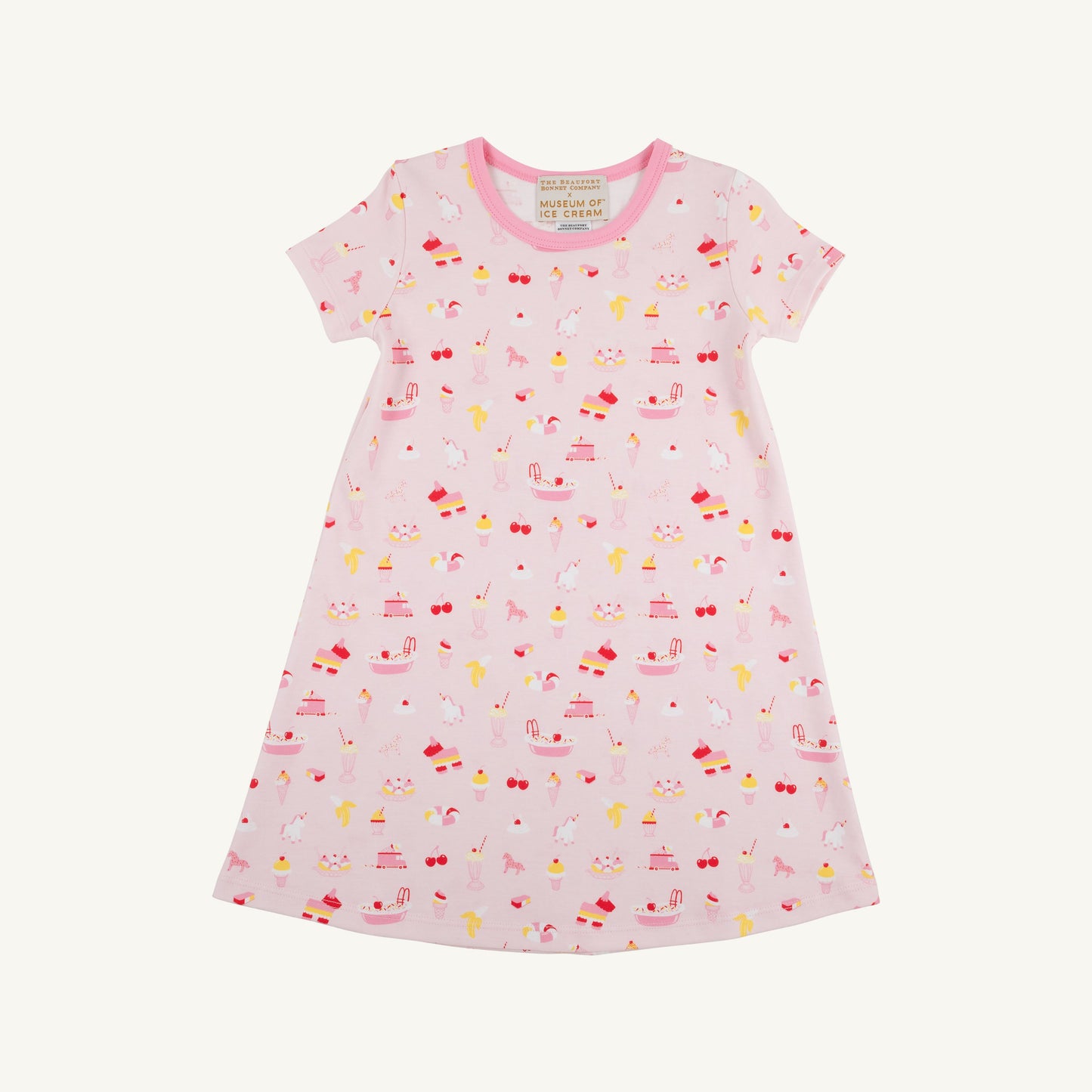Polly play dress - ice cream daydream/pink