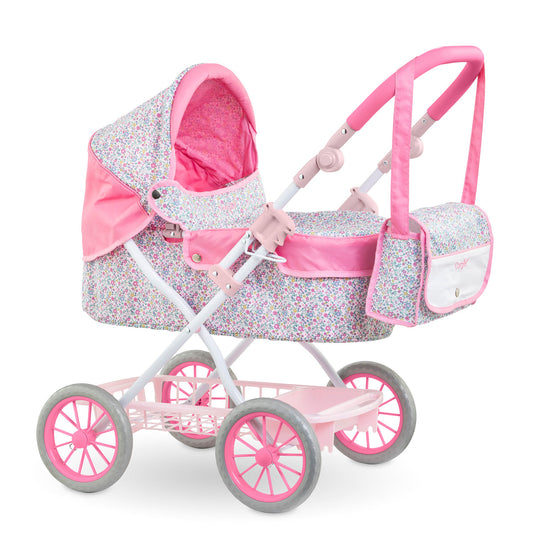 Carriage - bright pink floral