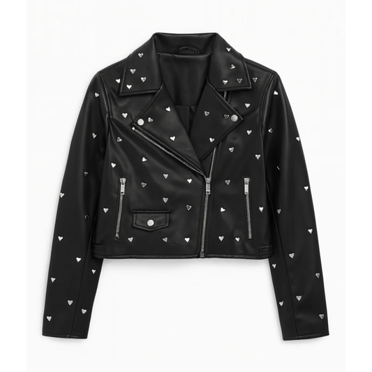 Nicks jacket - black vegan leather