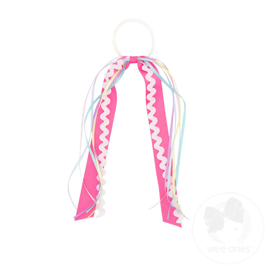 Ric rac and satin steamers on pony