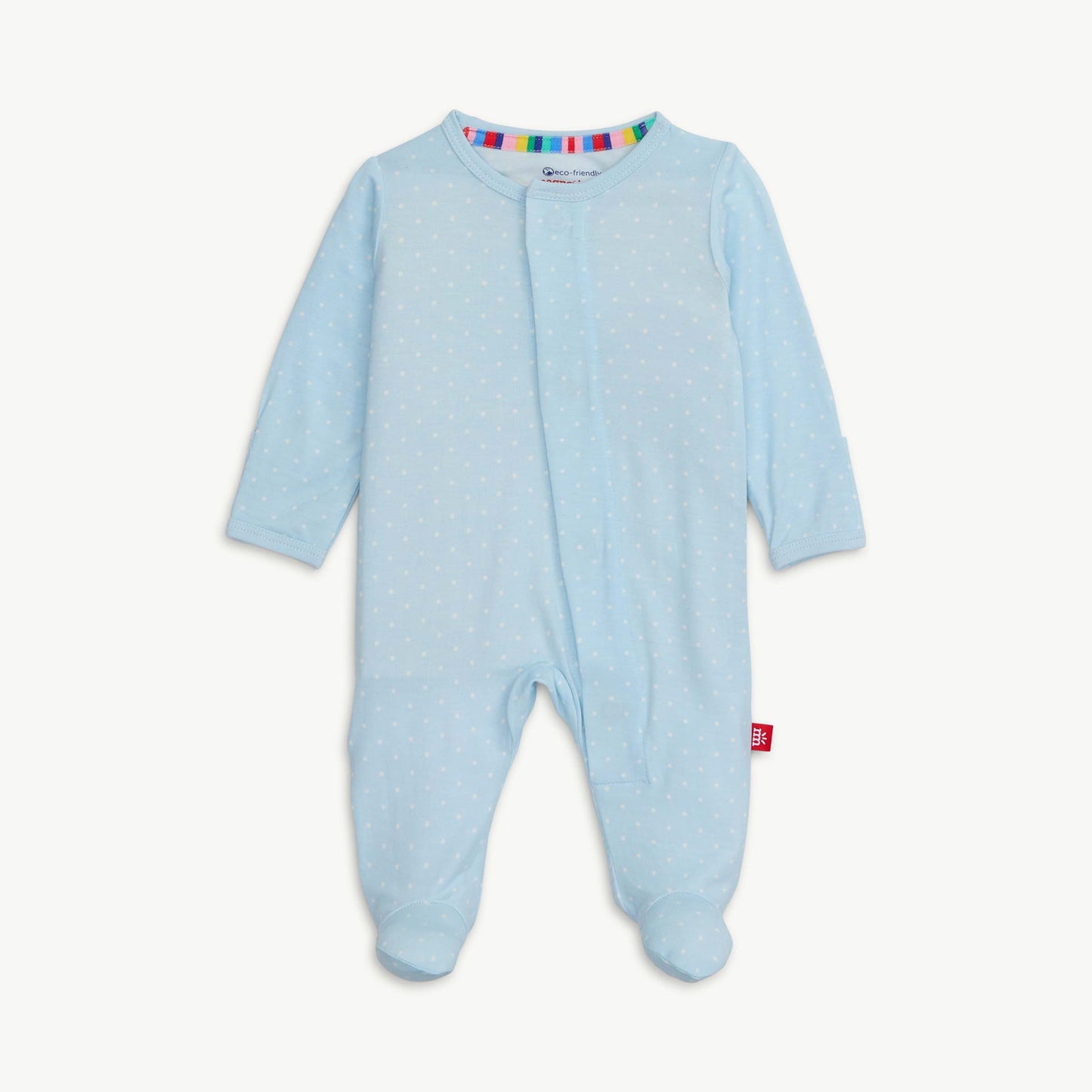 Pin dot footie - blue
