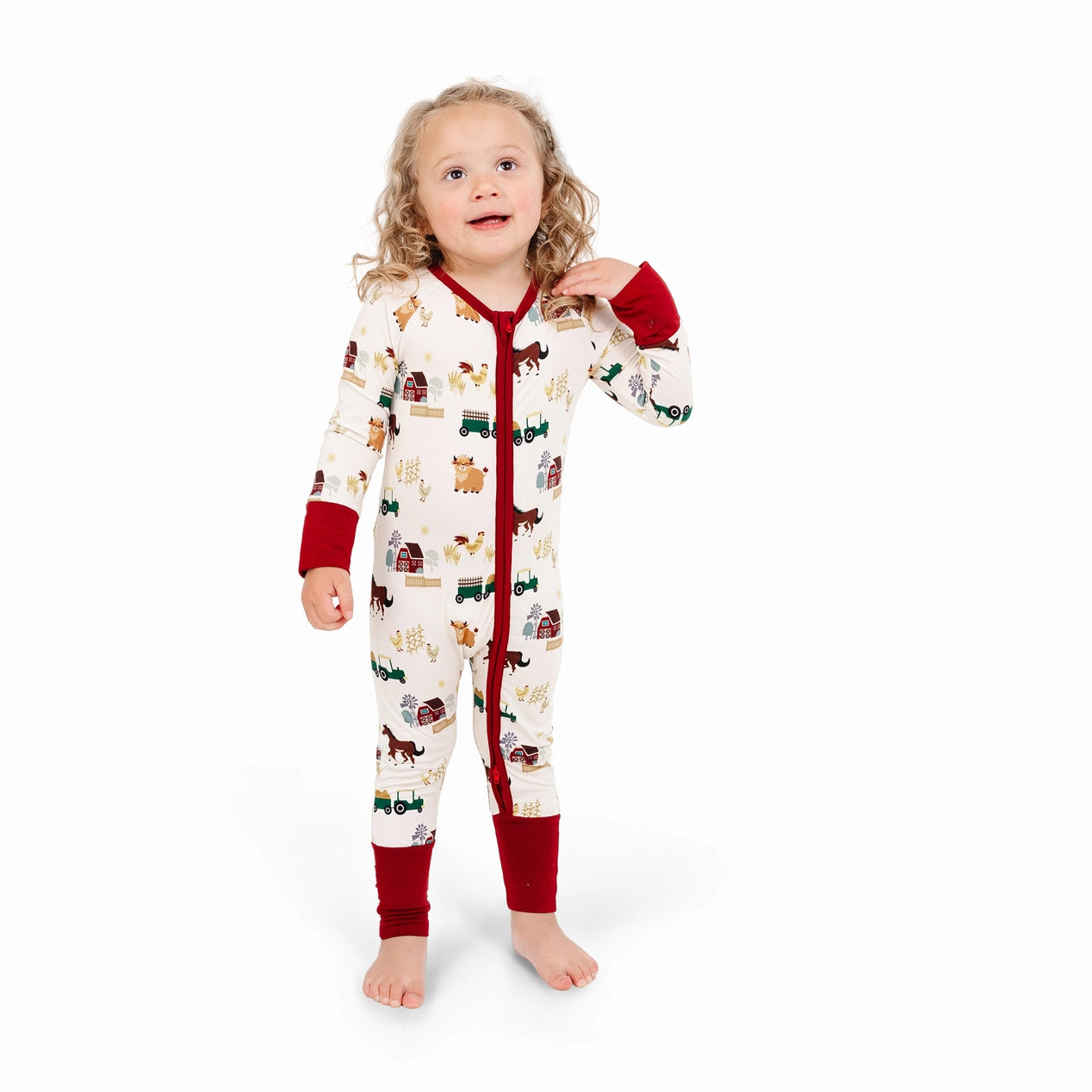 On the farm bamboo convertible pjs