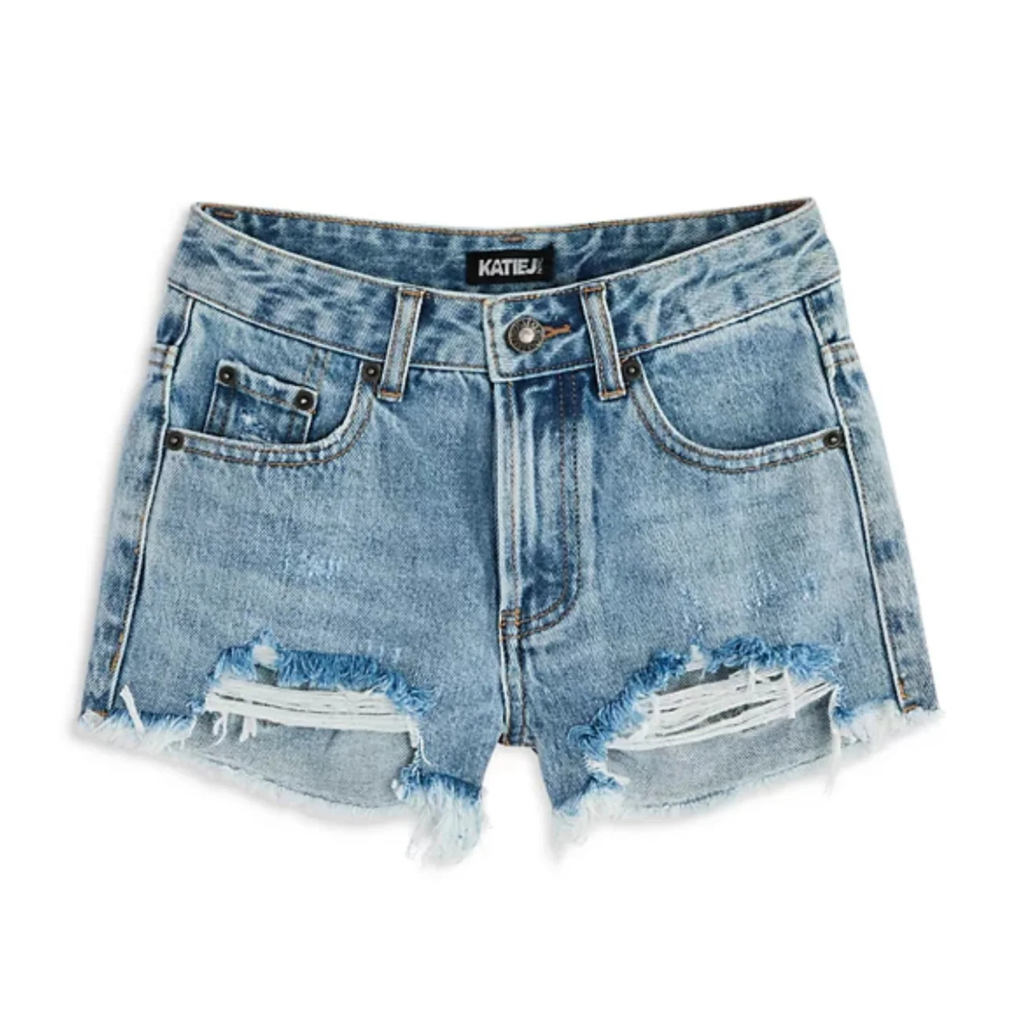 Malibu shorts - light wash denim