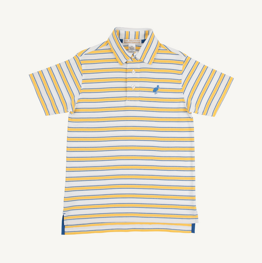 Prim and proper s/s polo - lake claire lines