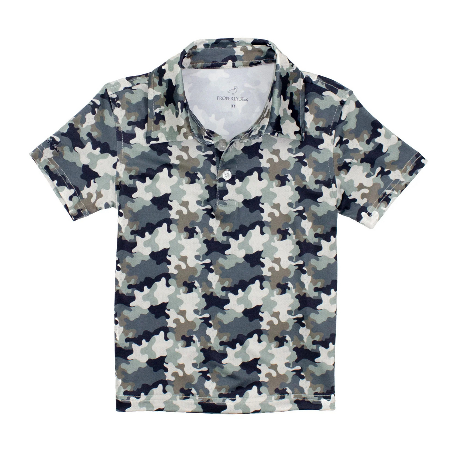 Inlet polo - delta backwater camo