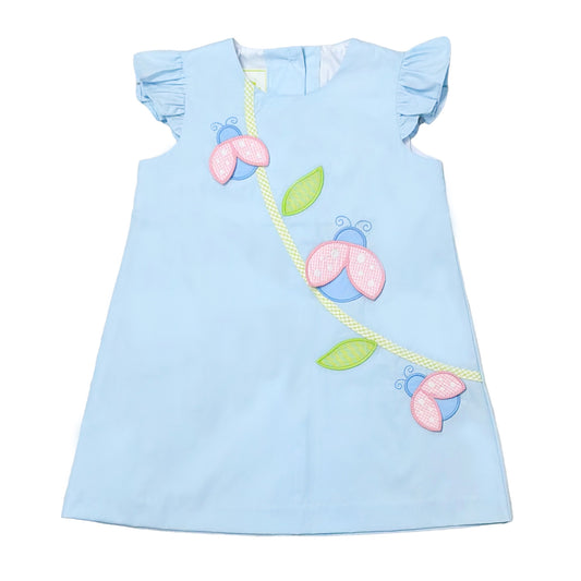 Ladybug Sloane dress - light blue