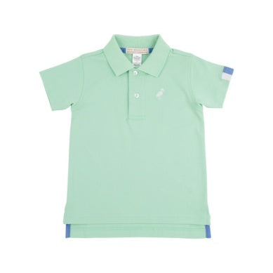 Prim and proper s/s polo - grace bay green/waw/sb