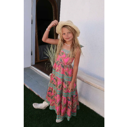 Little charlotte dress - capri soleil paisley