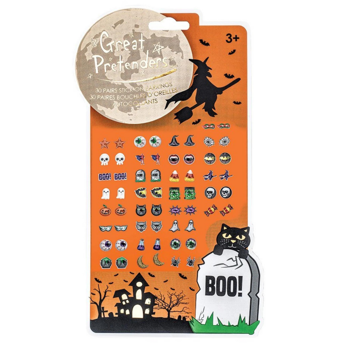 Halloween sticker earrings
