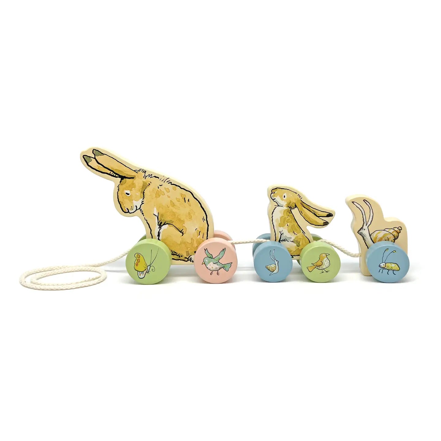 Guess How Much I Love You wooden pull toy