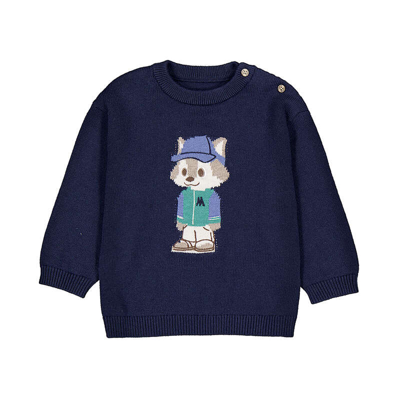 Animal sweater - blue