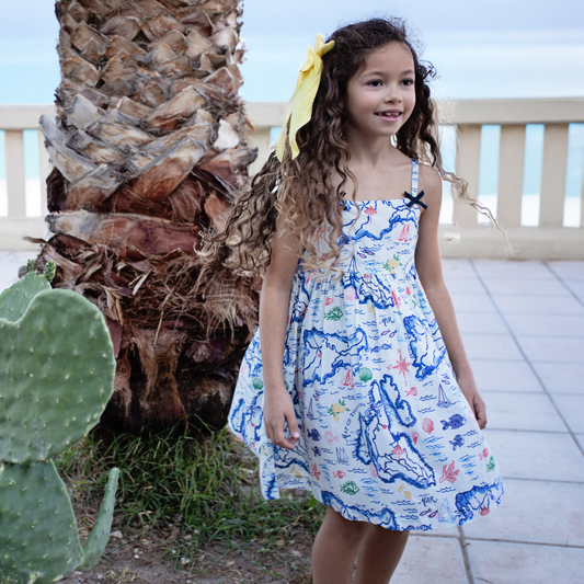 Island map tia dress