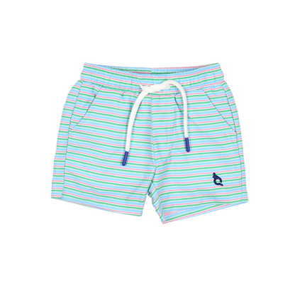 Swim trunks - sherbet stripe