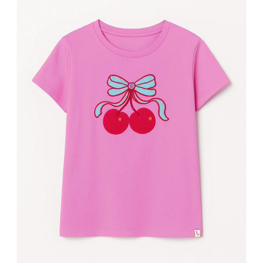 Cherry bow tshirt