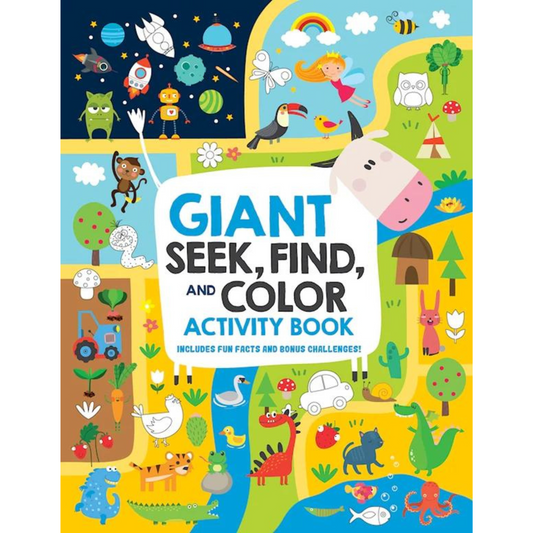 Giant seek, find, and color activity book