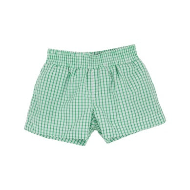 Sheffield shorts - kiawah kelly green windowpane