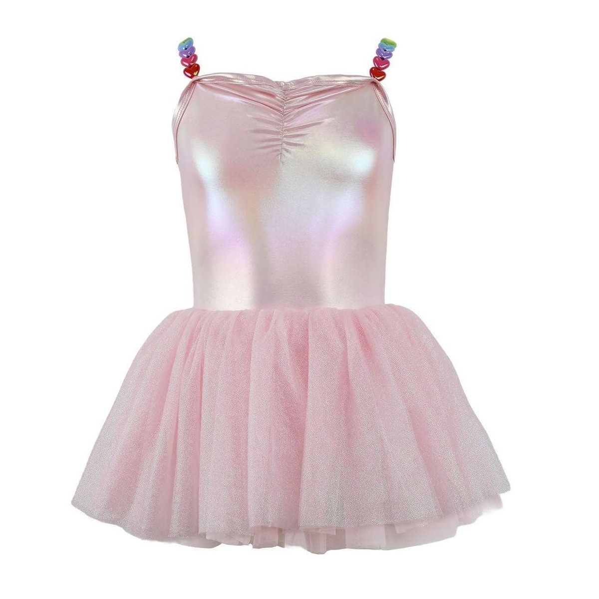 Shiny hologram tulle dress