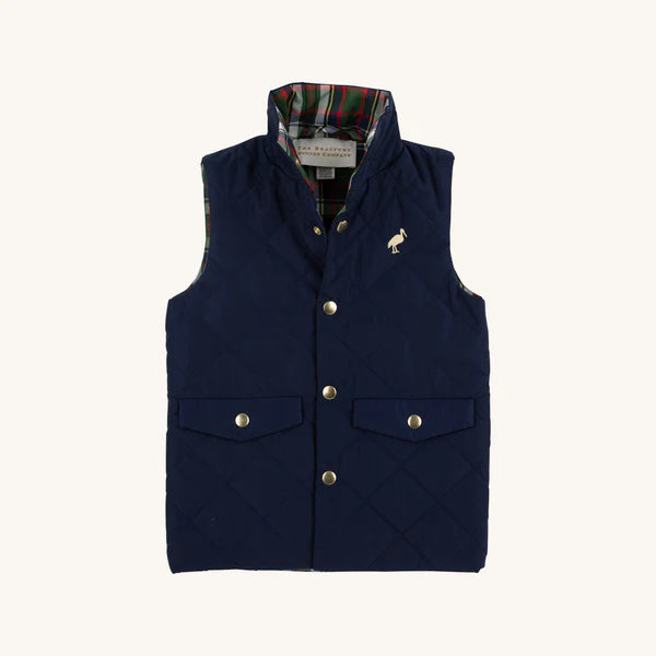 Vaughn vest - nantucket navy/gpplaid/bbyellow