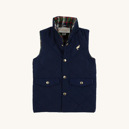 Vaughn vest - nantucket navy/gpplaid/bbyellow