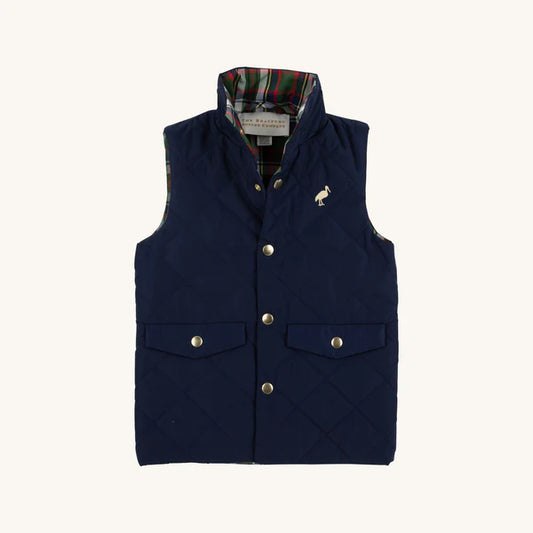 Vaughn vest - nantucket navy/gpplaid/bbyellow