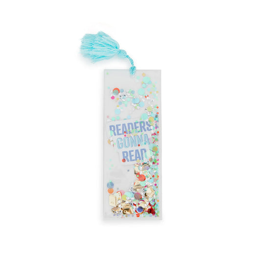Readers gonna read confetti bookmark