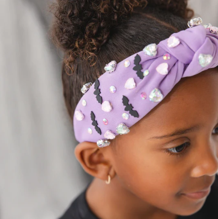 Bat Halloween Gemstone Headband