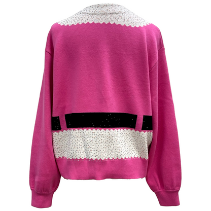 Santa's coat cardigan - pink