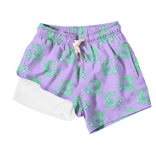 Croc ollie swim trunks