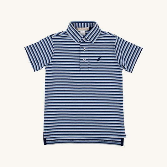 Prim and proper s/s polo - sumner county stripe