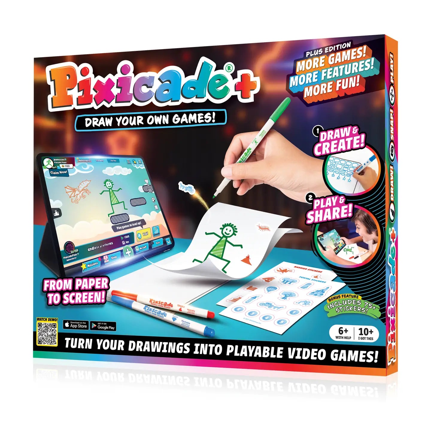 Draw your own games! - pixicade