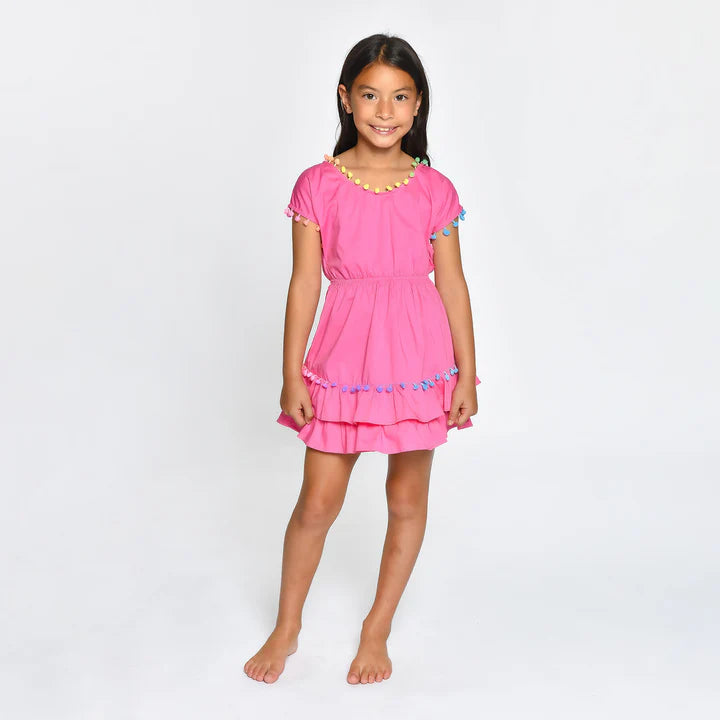 Nissi dress - haute pink