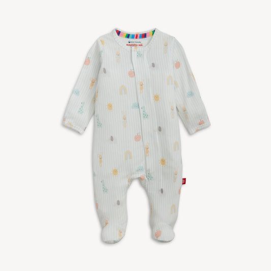 Lullaby sky footie - blue