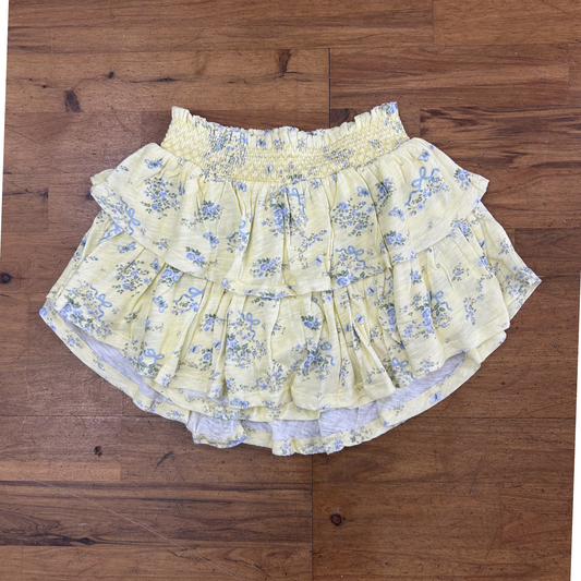 Paloma skirt - yellow ditsy butterfly