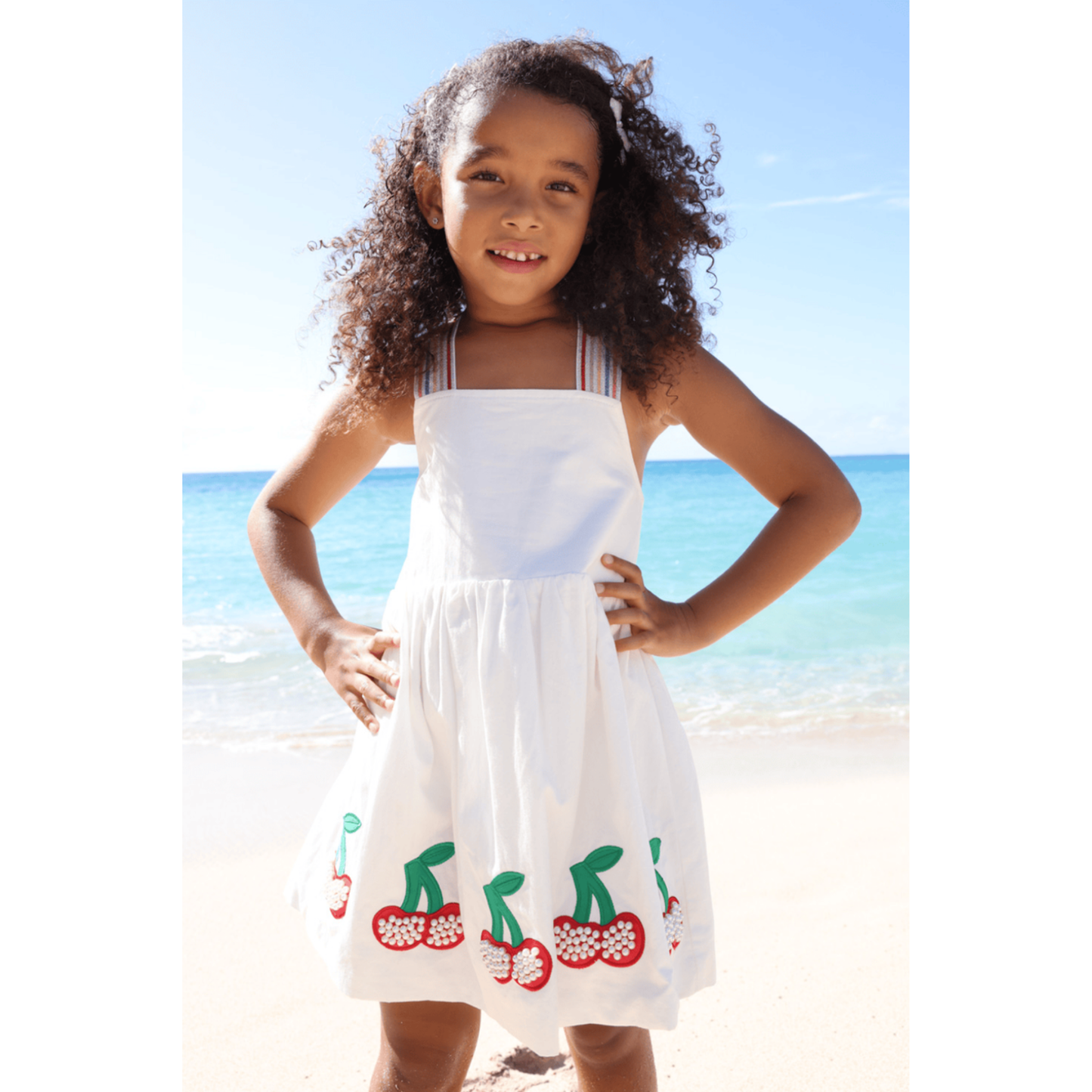 Sweet cherry summer dress