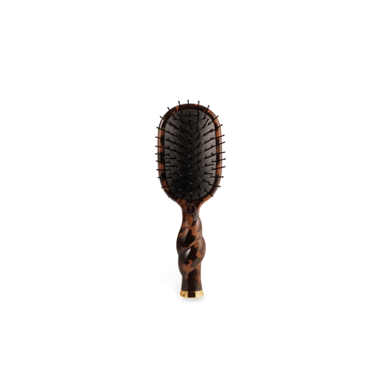 Mini hair brush medium hair - tortoise