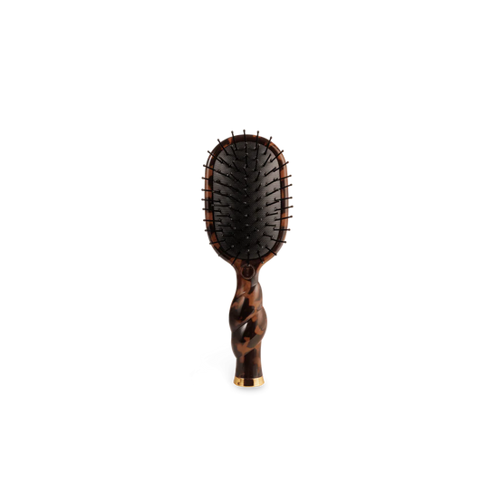 Mini hair brush medium hair - tortoise